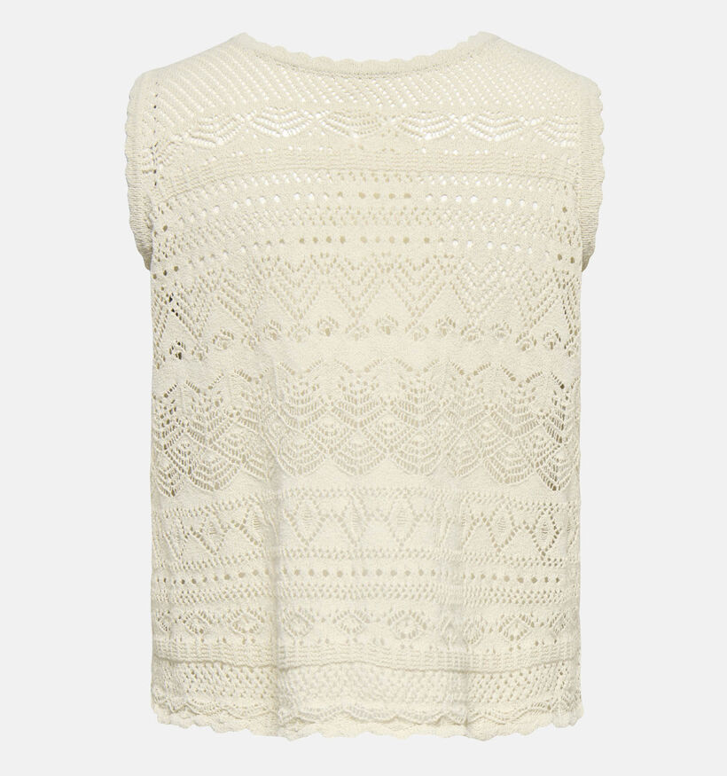 ONLY Carmakoma Luza Beige Top voor dames (375066)