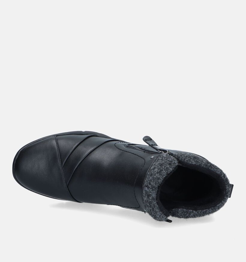 Jana Bottines plates en Noir pour femmes (344498)