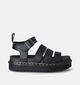 Dr. Martens Blaire Sandal Zwarte Sandalen met plateauzool voor dames (351476)