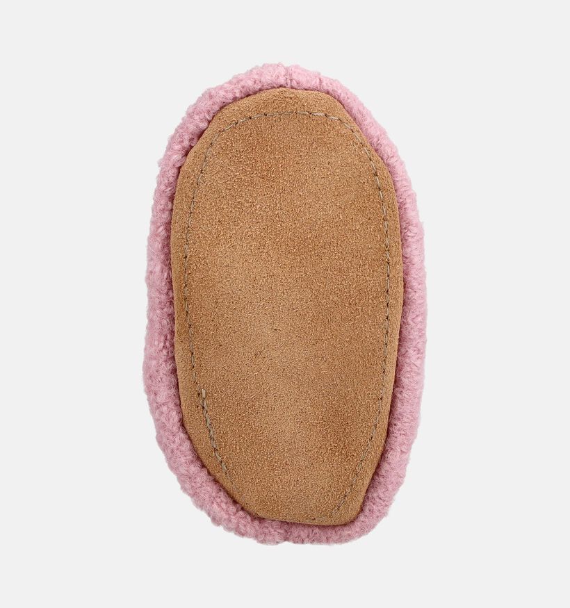 Bergstein Cozy Baby Roze Gesloten Babypantoffels voor meisjes (381298)