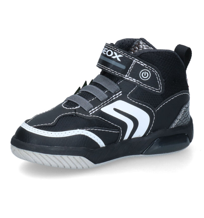 Geox Inek Baskets en Bleu pour garçons (312558) - pour semelles orthopédiques