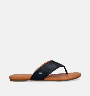 Teenslippers zwart