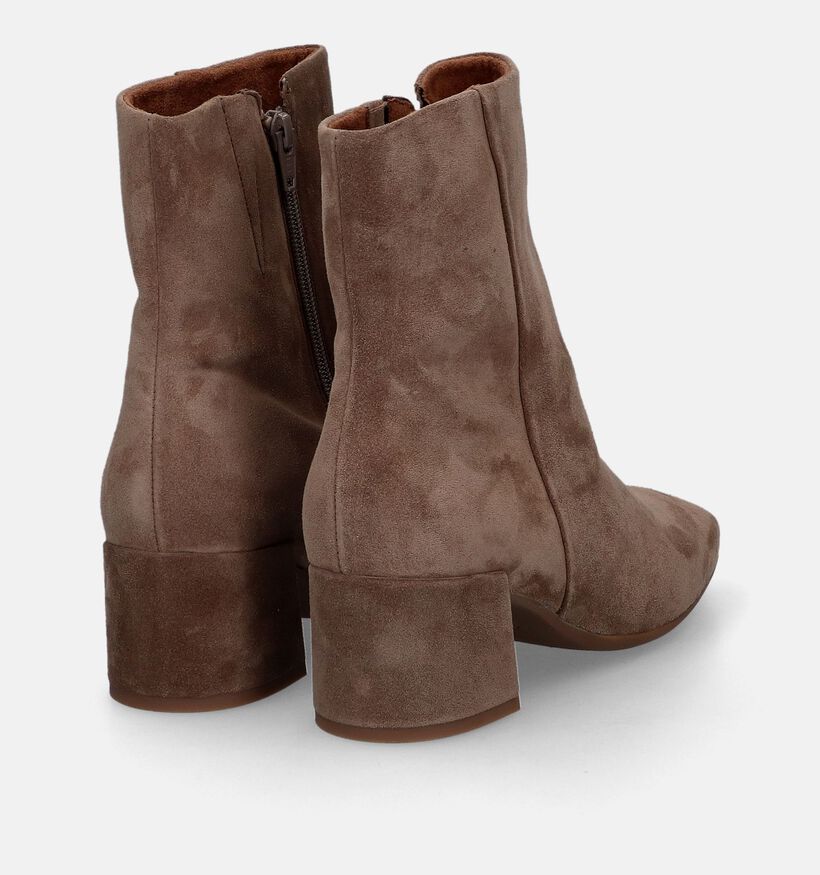 Comfort Bottines à talons en Marron en daim (315155)