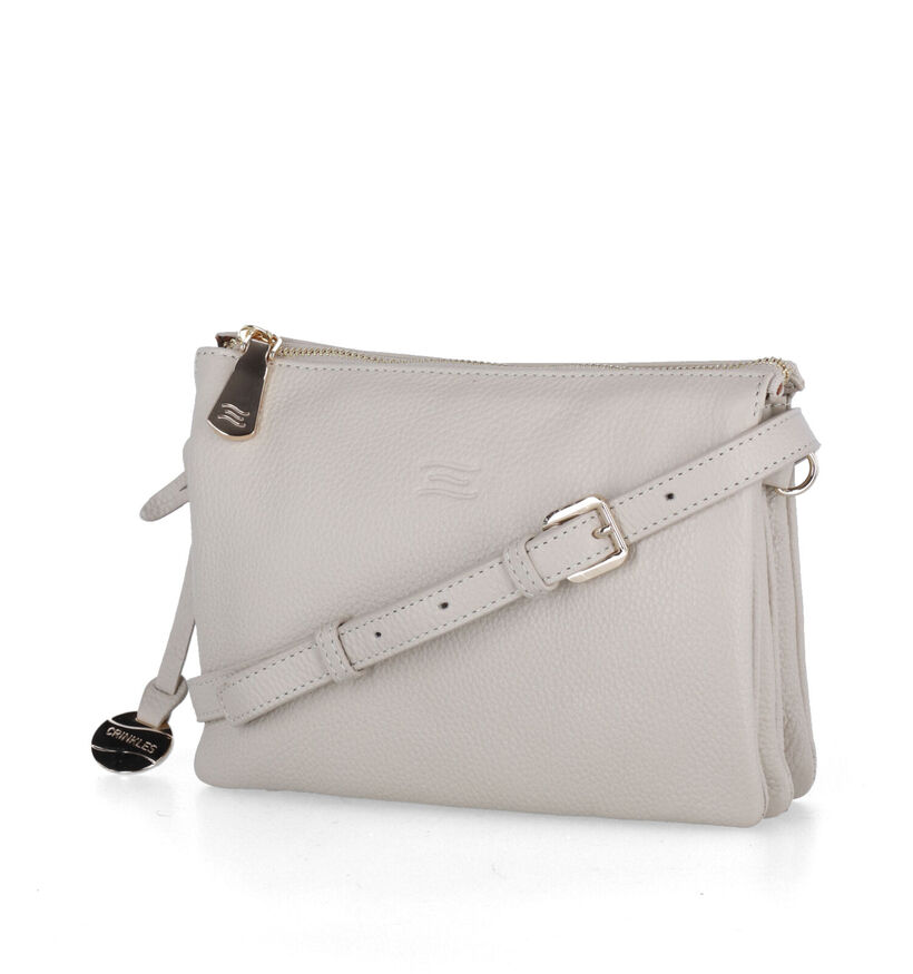 Crinkles Sac porté croisé en Camel pour femmes (342311)