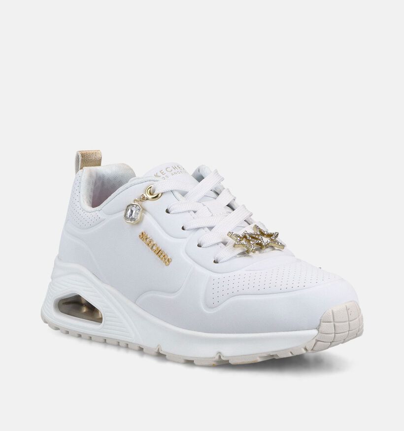 Skechers Uno Witte Sneakers voor meisjes (375701)