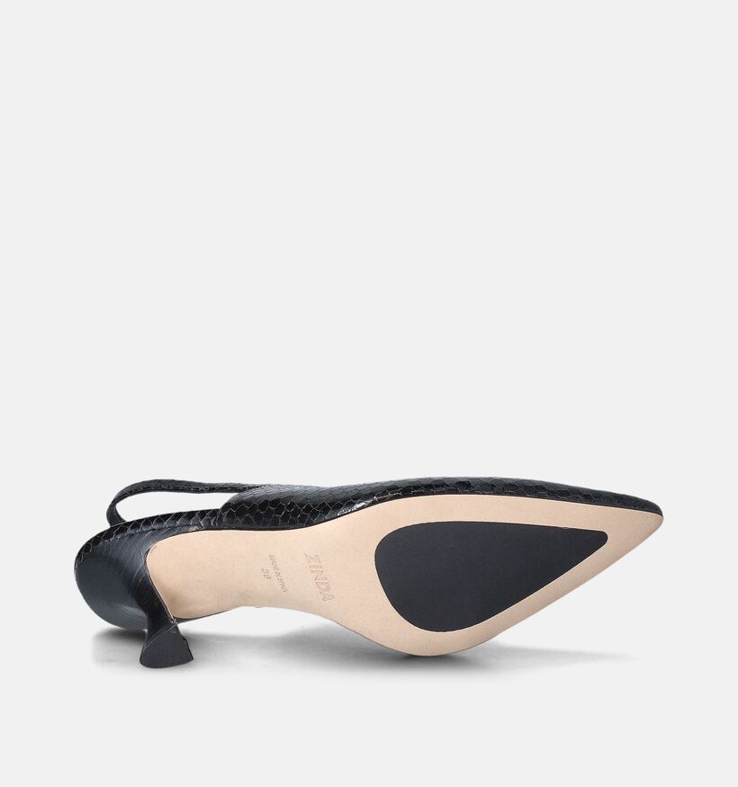 Zinda Escarpins Slingback en Noir pour femmes (357665)