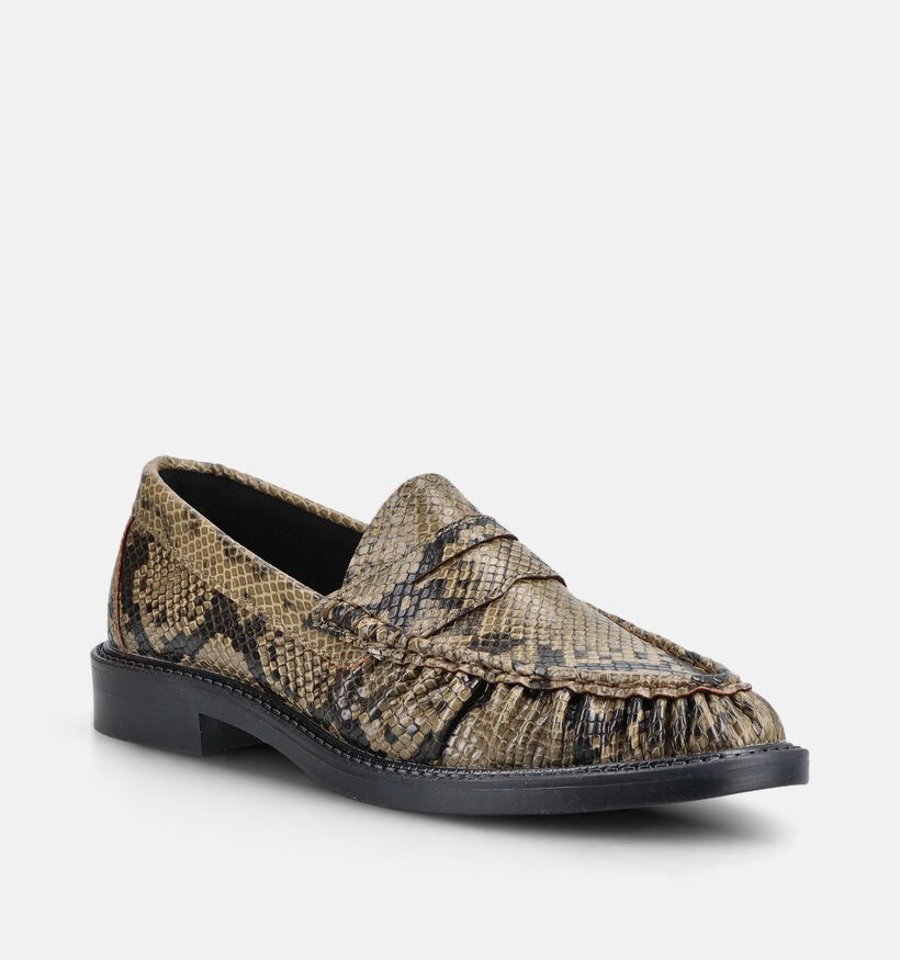 Laurent David Groene Loafers voor dames (380700)
