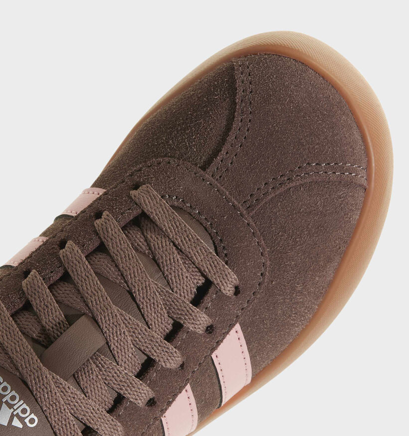 adidas VL Court Bruine Lage Sneakers voor meisjes (375498)