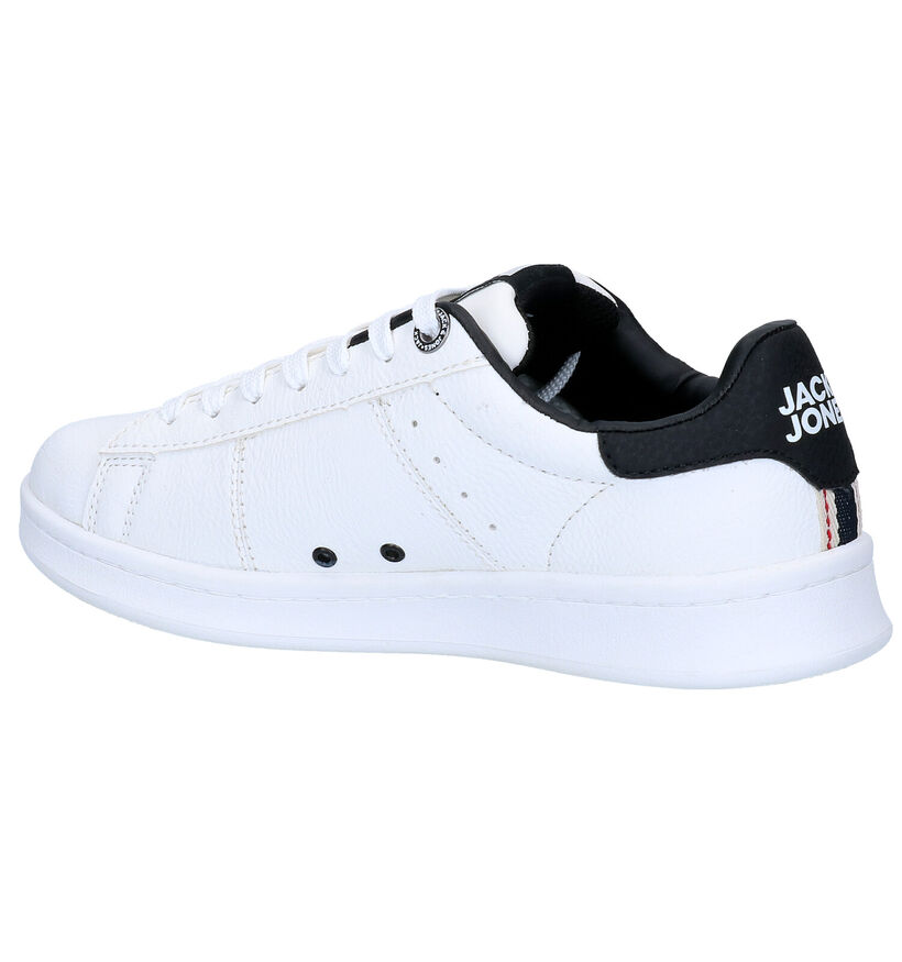 Jack & Jones JR Banna Pu Witte Sneakers in kunstleer (279190)