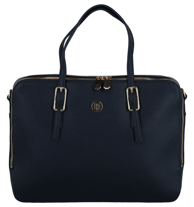 Tommy Hilfiger Sac d'ordinateur portable en Bleu foncé en simili cuir (268708)