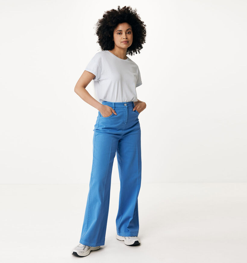 Mexx Olivia Pantalon large en Bleu (324102)