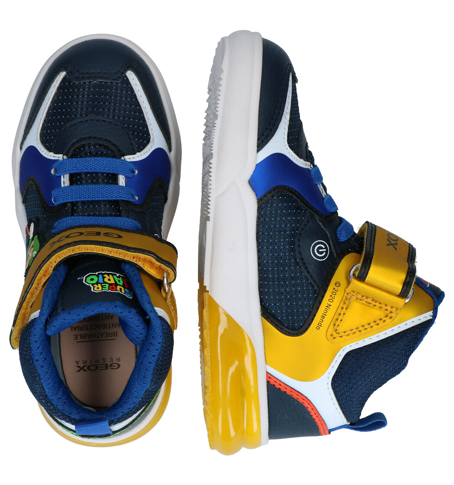 Geox Super Mario Blauwe Sneakers | TORFS.BE | Gratis verzend en retour