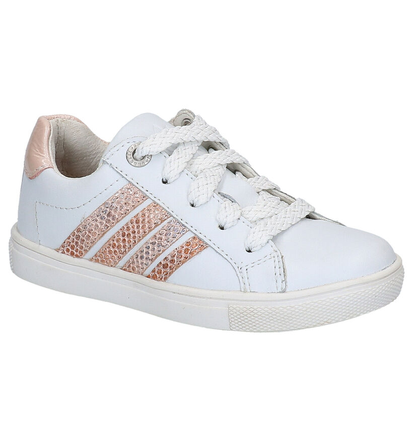 Braqeez Lesley Louwies Sneakers Wit in leer (275288)