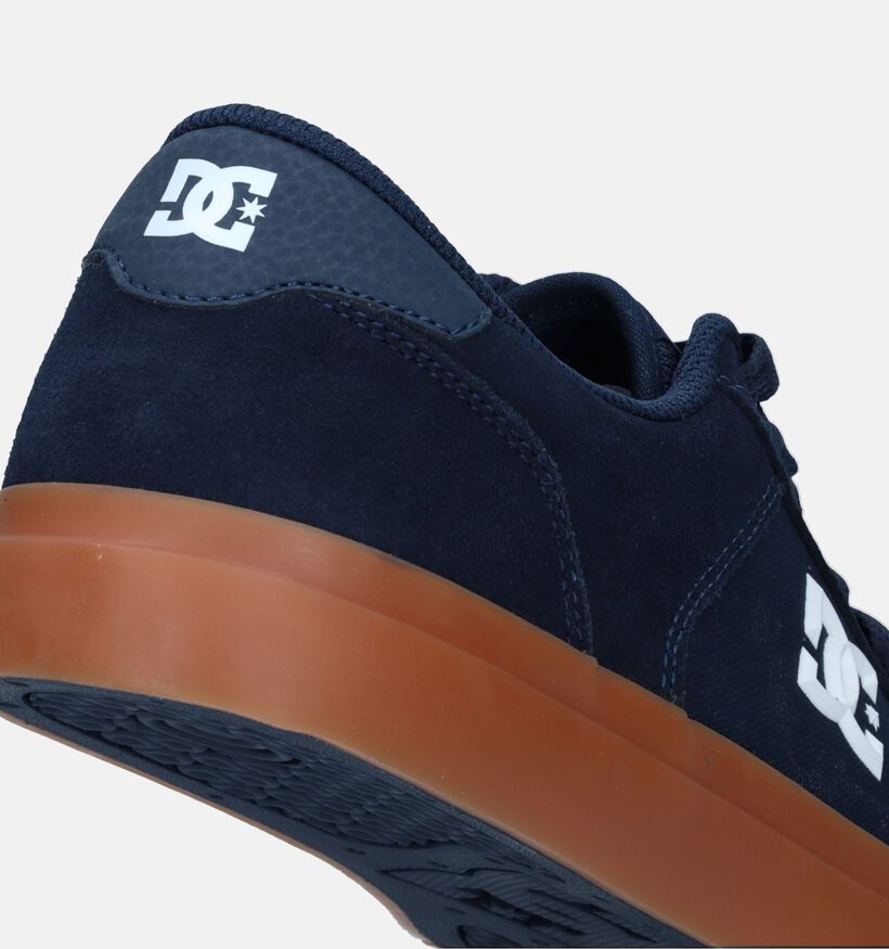 DC Shoes Teknic Baskets de Skate en Bleu pour hommes (326518) - pour semelles orthopédiques