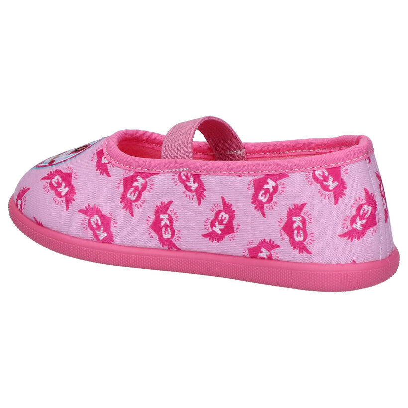 K3 Roze Pantoffels in stof (275767)