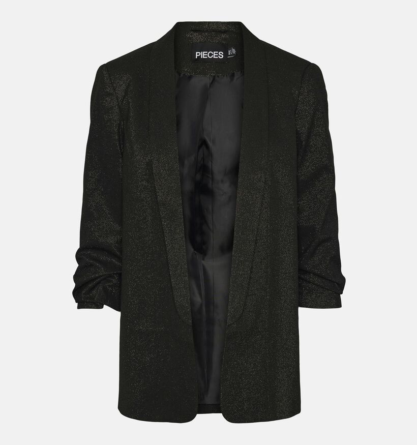 Pieces Bosella Zwarte Glitter blazer voor dames (344972)
