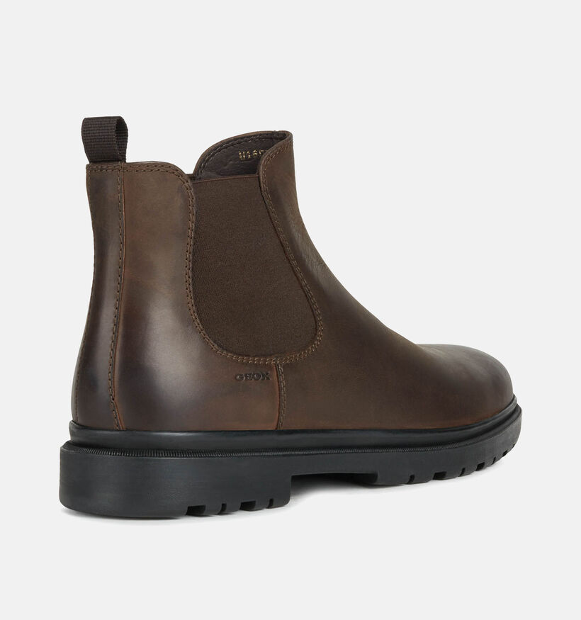 Geox Andalo Chelsea boots en Marron pour hommes (344324) - pour semelles orthopédiques
