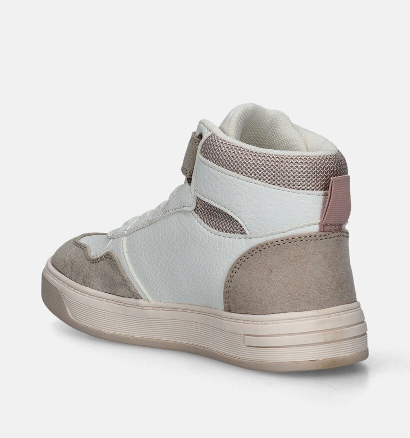 SJ Baskets montantes en Blanc pour filles (345517) - pour semelles orthopédiques