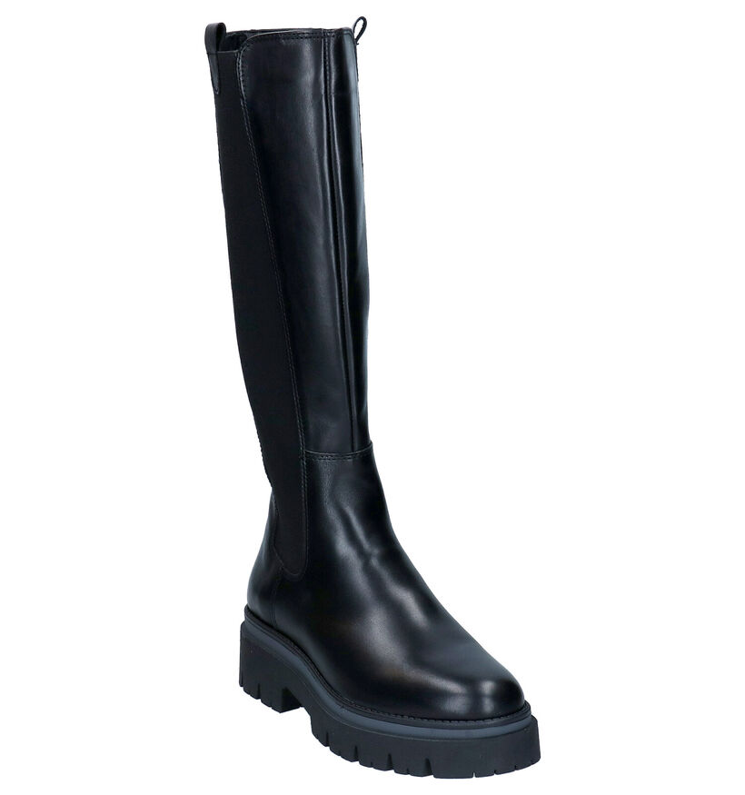 Tamaris Touch It Bottes en Noir en cuir (300107)