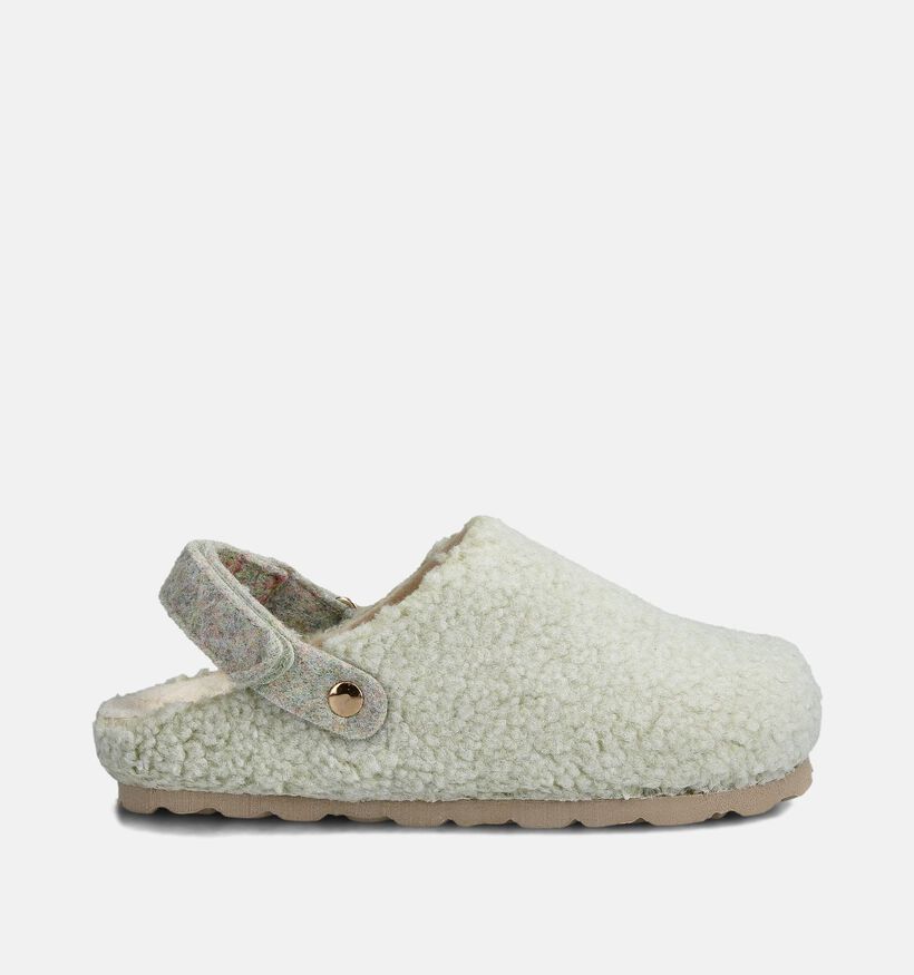 Milo & Mila Pantoufles ouvertes en Vert pour filles, garçons (364938)