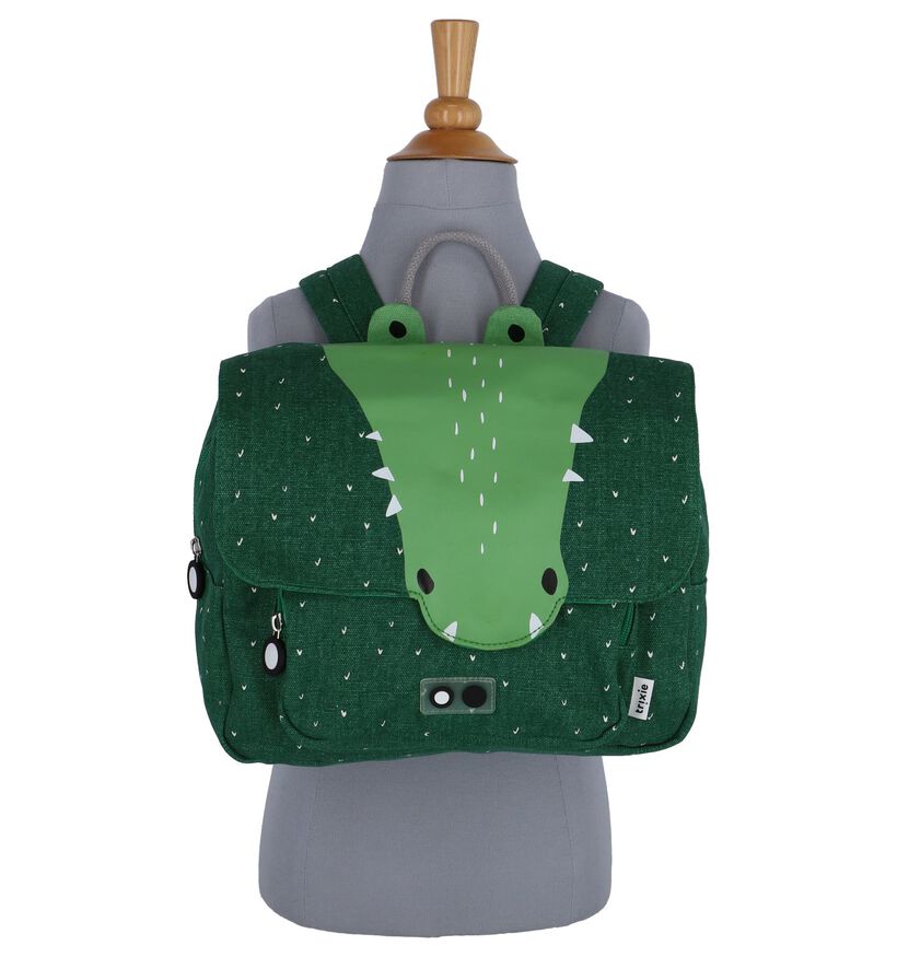 Trixie Mr. Crocodile Cartable en Vert en textile (265815)