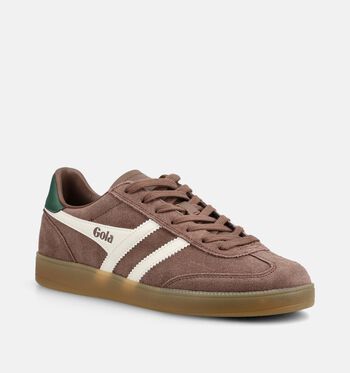 Gola Low Sneakers Bruin/Bone/Black/Red Ochre/Gum -CB