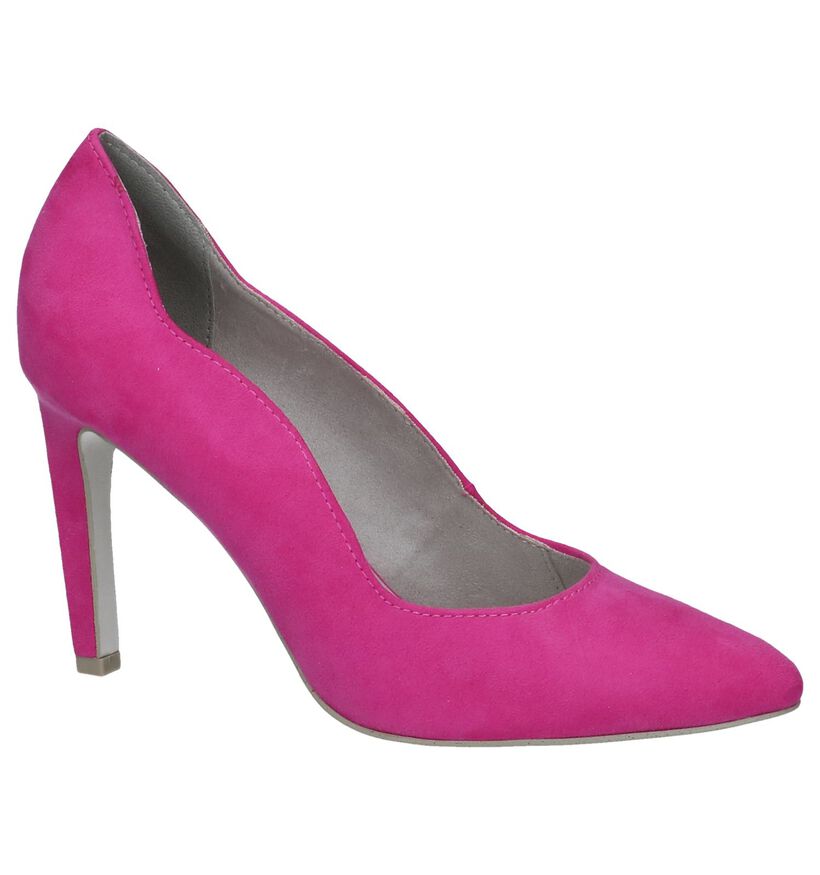 Fuxia Pumps Marco Tozzi in stof (242968)