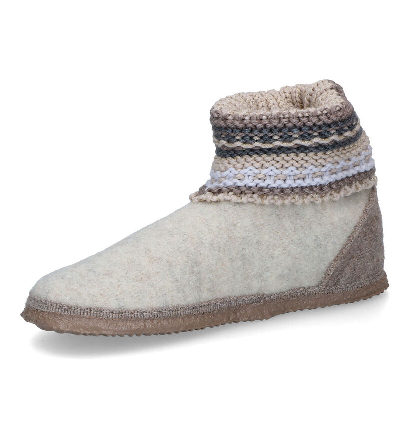 Giesswein Kiel Pantoufles hautes en Bleu pour femmes (349152)