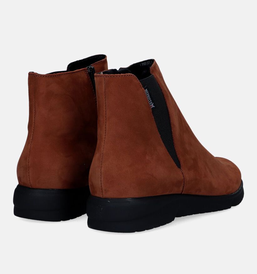 Mephisto Rafaelle Bottillons en Cognac pour femmes (330833) - pour semelles orthopédiques