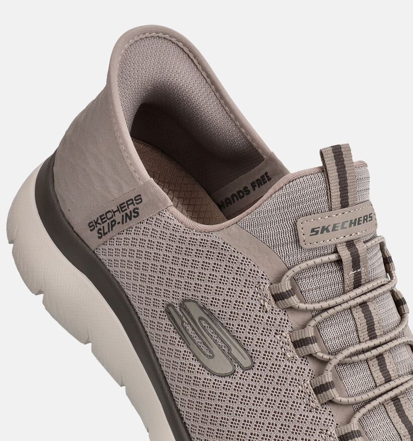 Skechers Summit High Range Slip-ons en Taupe pour hommes (375640)