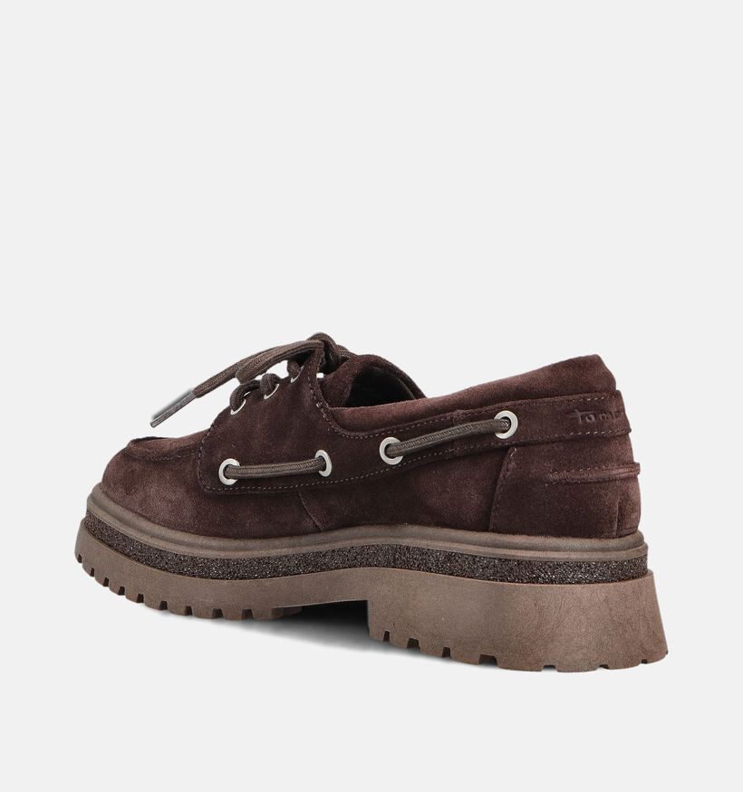 Tamaris Donkerbruine Bootschoenen voor dames (360615)