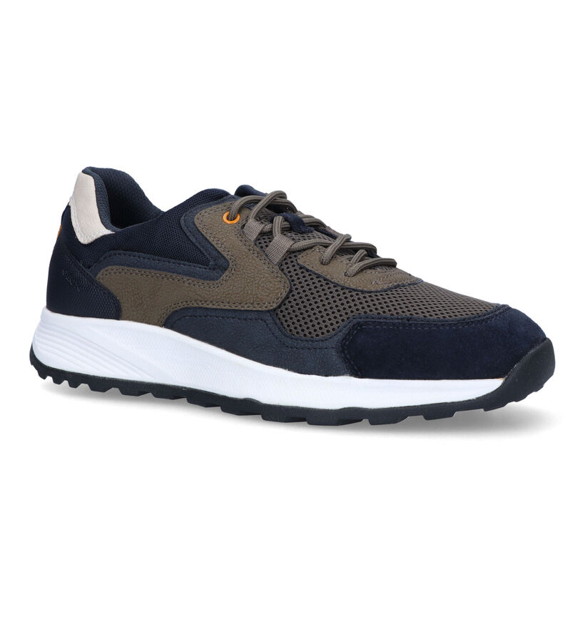 Geox Terrestre Chaussures à lacets en Bleu pour hommes (320051) - pour semelles orthopédiques