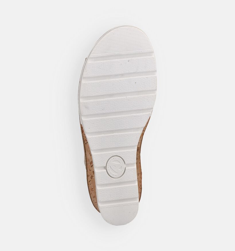 Solemade Gouden Slippers met Sleehak voor dames (371642) - geschikt voor steunzolen