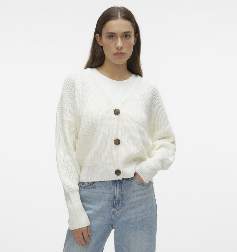 Vero Moda Lea Beige Cardigan met knopen voor dames (352216)