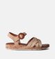 Tamaris Beige Sandalen met sleehak voor dames (354328)
