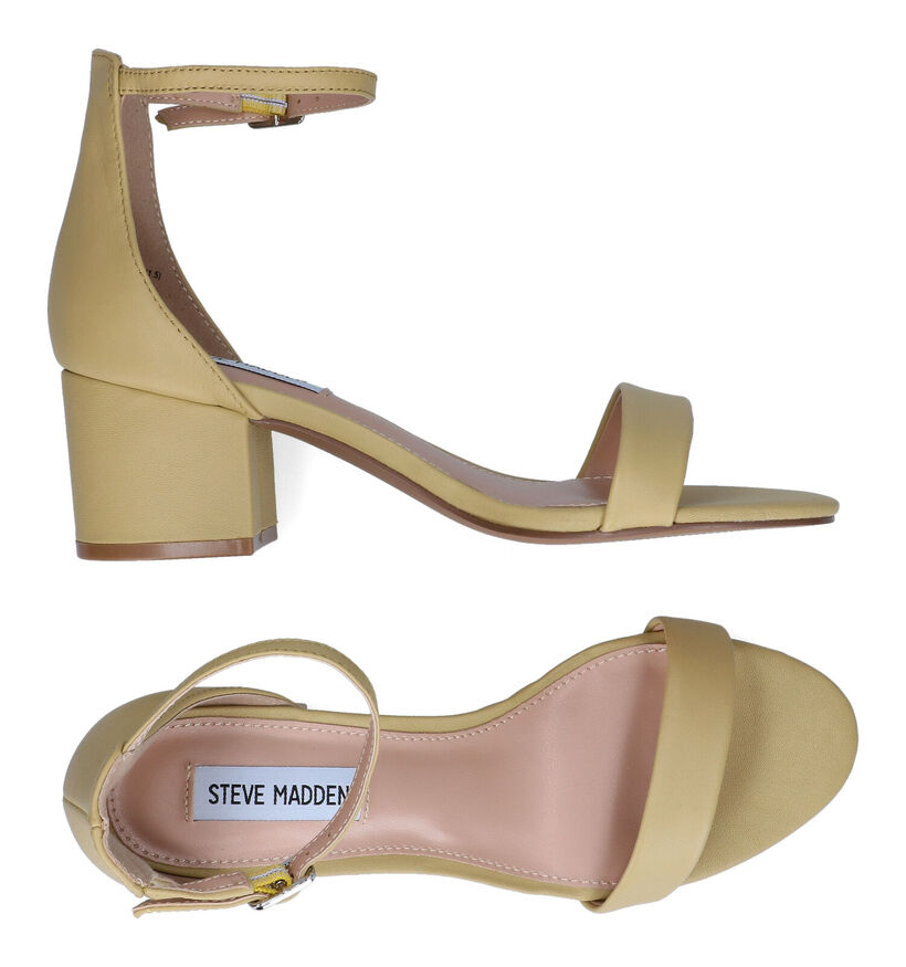 Steve Madden Irenee Sandales en Jaune pour femmes (305358)