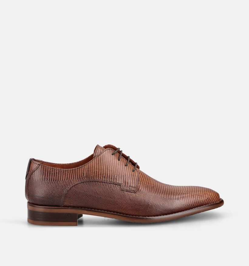 Ambiorix Jurassic Cognac Geklede Veterschoenen voor heren (382000)