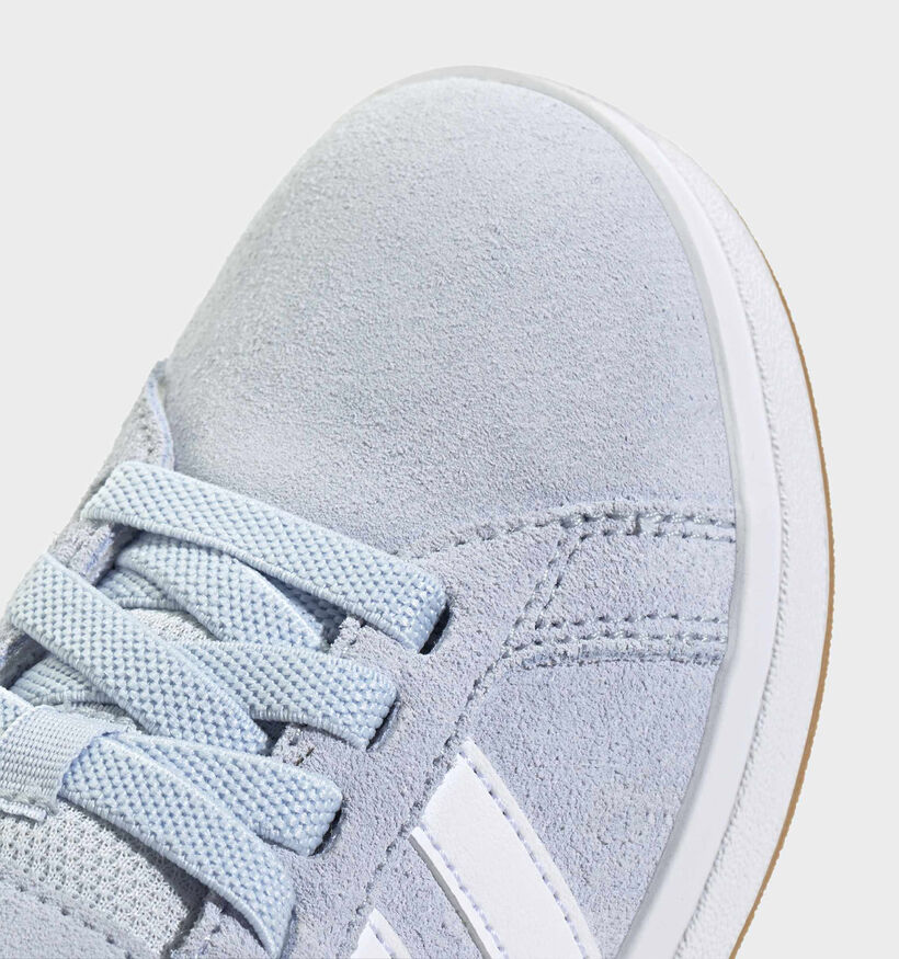adidas Grand Court Lichtblauwe Sneakers voor meisjes (366766)