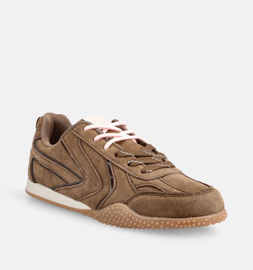 Laurent David Kakigroene Sneakers voor dames (380982) - geschikt voor steunzolen