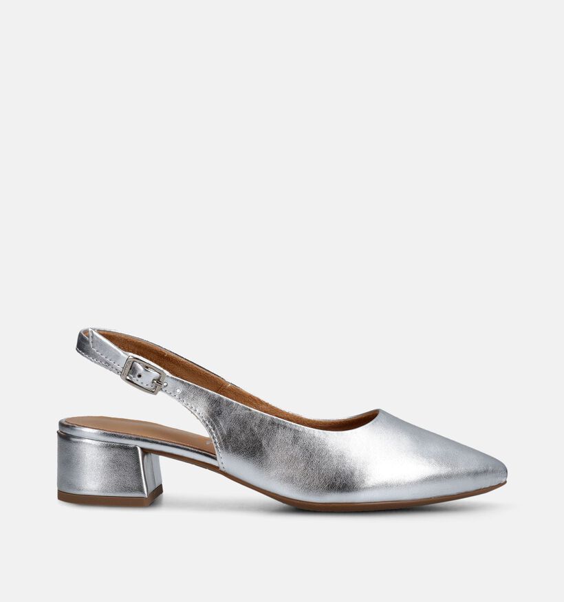Tamaris Escarpins slingback en Argent pour femmes (367599)