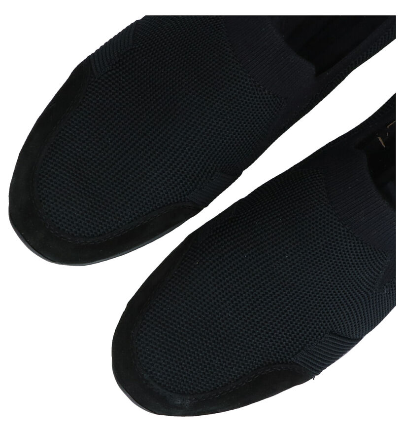 Ara Lissabon Chaussures Slip-on en Noir en textile (282774)