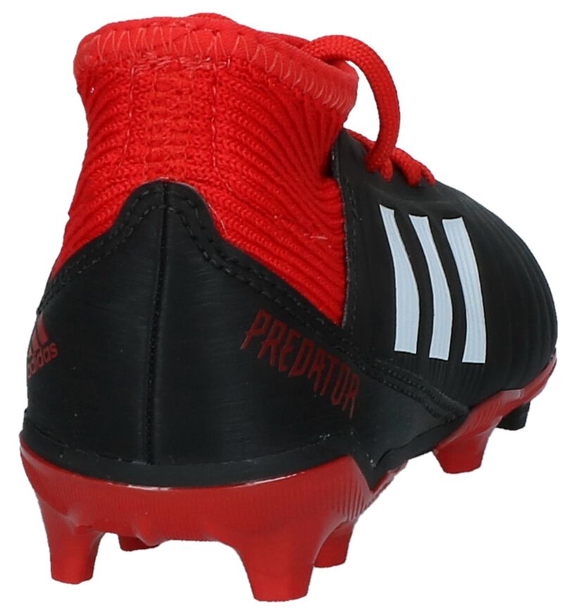 Zwarte Voetbalschoenen adidas Predator 18.3 in kunstleer (235106)