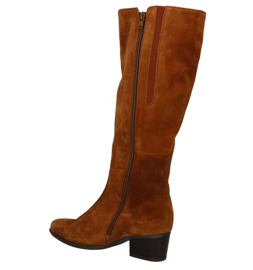 Gabor Bottes hautes en Cognac en daim (291903)