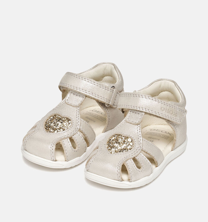 Geox B Macchia Gir Sandales pour b&eacute;b&eacute; en Beige pour filles (368875)