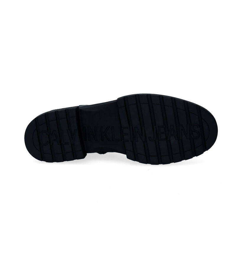 Calvin Klein Cleated Bottines en Noir en cuir (295212)