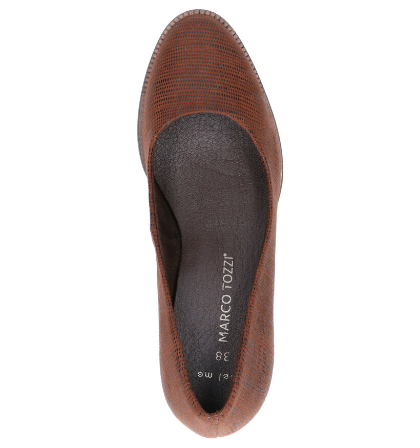 Marco Tozzi Escarpins en Bleu foncé en simili cuir (257219)