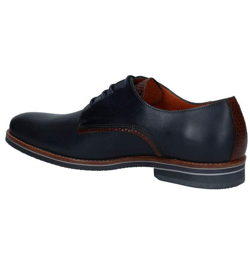 Van Lier Chaussures classiques en Bleu en cuir (283345)