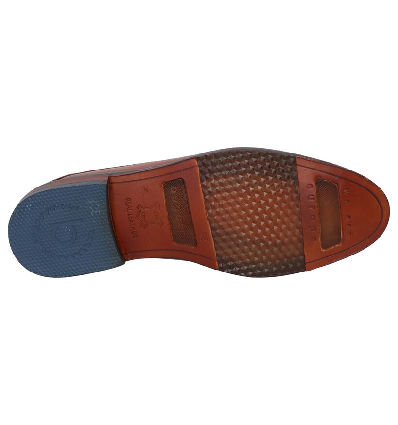 Bugatti Cognac Geklede Schoenen in leer (255349)