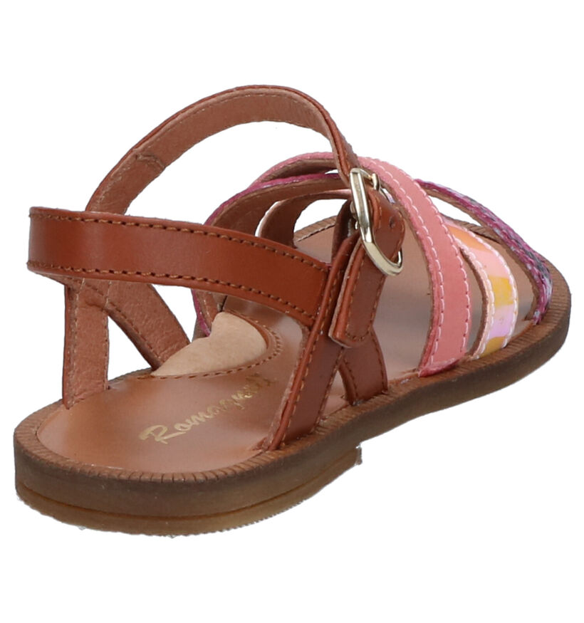 Romagnoli Sandales en Multicolore en cuir (269651)