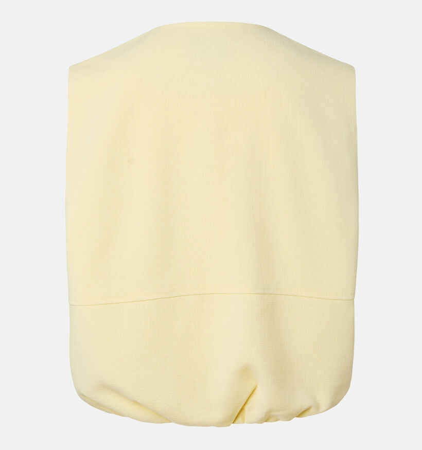 Pieces Faleah Manteaux courts en Jaune pour femmes (374928)